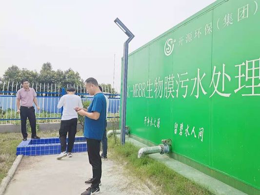 MBBR Mobile Wastewater Treatment Plant Domestic Effluent Treatment Plant
