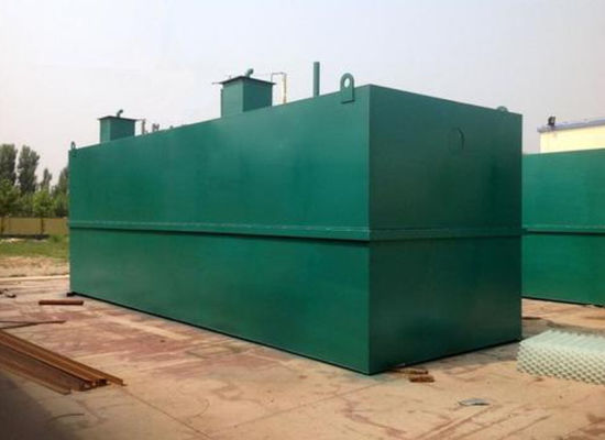 Plywood Carbon Steel Mobile Water Treatment Plants For Slaughterhouse